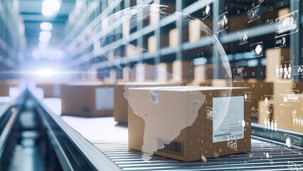 Warehouse of the future with digital integration