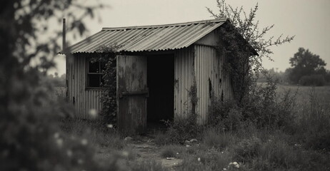 Obraz premium old abandoned barn