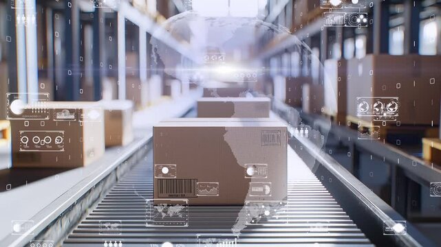 Warehouse of the future with digital integration