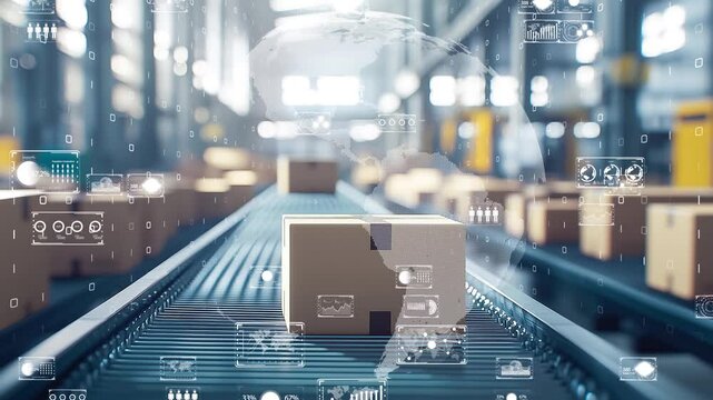 Warehouse of the future with digital integration