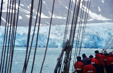 Landscape of Svalbard (Spitsbergen)
