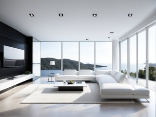 Modern white interior