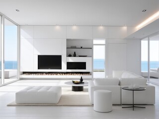 Modern white interior