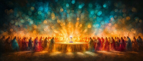 Holy Grail Arthurian Legend Christianity Religion Spiritual Symbol