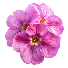 Naklejka premium bright pink flower Primula isolated on white background