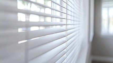 white window blinds in home object for decorate interior of house : Generative AI