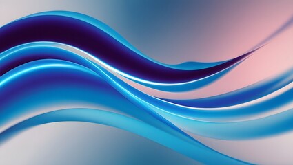 Obraz premium Gradient Blue background. blurry blue gradient color background. vibrant gradient modern background. synthwave wallpaper. modern wavy background. wavy blue wallpaper. Wavy blue gradient background.