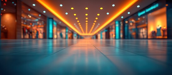 Fototapeta premium Shopping Mall Interior Perspective