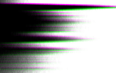 Glitch no signal error black and colored grunge texture abstract distressed pattern isolated...