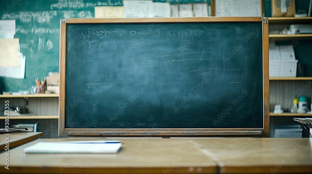 Aufkleber class with blackboard : generative ai
