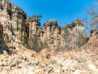 Fototapeta premium famous Hoodoos in Iringa, Tanzania