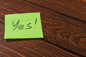 Concept for Saying yes Photo