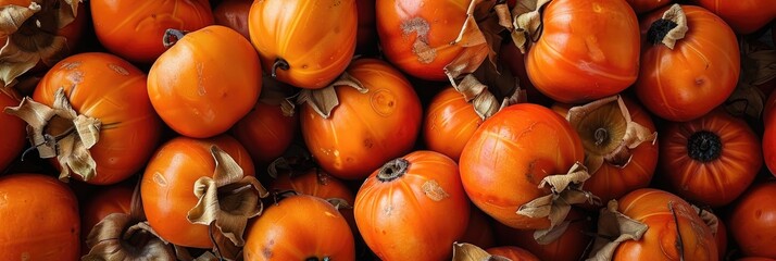 Sweet persimmons embody the flavor of autumn's harvest.