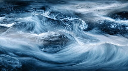 Abstract background. Waves of water of the river and the sea meet each other during high tide and low tide. Whirlpools of the maelstrom of Saltstraumen, Nordland, Norway which is very beautiful