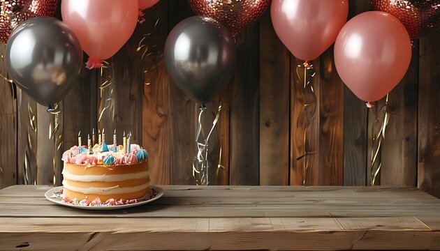 Customizable birthday template with space for personalized