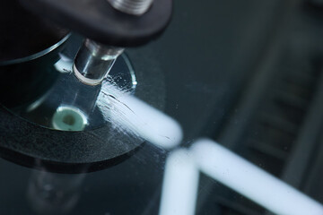 Installing windshield on a car with automotive design