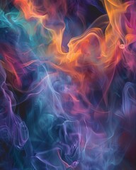 Colorful abstract art in various hues.