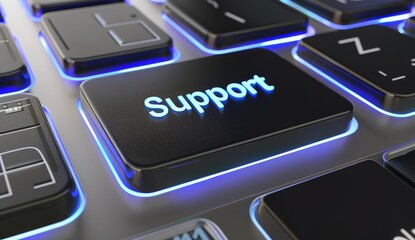 Fototapeta premium Aiding hands: image for the topic support services, featuring a comforting background, wallpaper, and banner design, perfect for posters and designs that highlight support, empathy, and community