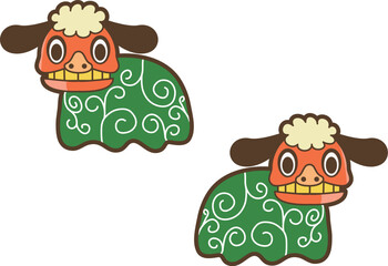 かわいい獅子舞