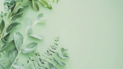 Stunning Green Beautiful and Minimalist Background: A Serene and Elegant Visual Delight. Bringing a Touch of Nature's Simplicity and Charm.