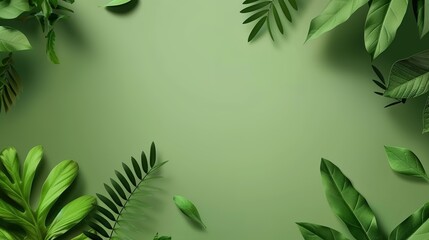 Stunning Green Beautiful and Minimalist Background: A Serene and Elegant Visual Delight. Bringing a Touch of Nature's Simplicity and Charm.