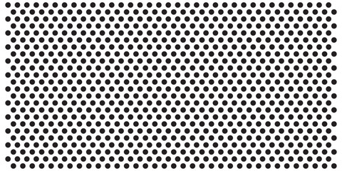 Polka dot pattern template. Halftone dotted gradient. Dot pattern seamless background. Black point texture. Black dot grid vector illustration on white background.