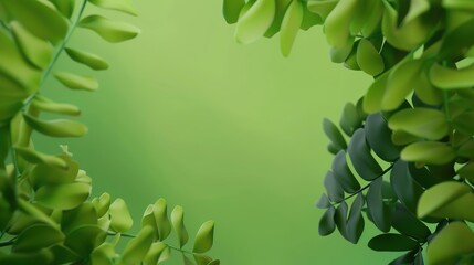 Stunning Green Beautiful and Minimalist Background: A Serene and Elegant Visual Delight. Bringing a Touch of Nature's Simplicity and Charm.