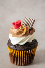 Gourmet Chocolate Cupcake with Frosting