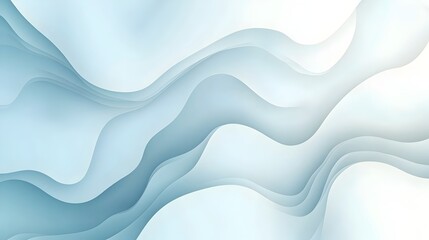 Fototapeta premium Smooth gradient background transitioning from light blue to white with simple abstract geometric shapes ideal for professional presentations digital designs and modern corporate branding