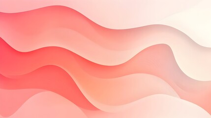 Minimal background featuring soft coral hues and simple flowing wave patterns creating a serene and elegant design perfect for creative presentations digital designs and modern wallpapers
