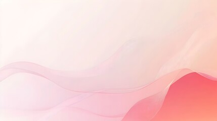 Fototapeta premium Smooth gradient background with a delicate light pink frame ideal for creating minimal and elegant presentation slides or digital media content The soft