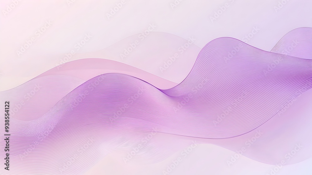 Poster elegant and modern background featuring a minimalistic design with a thin light purple border and si