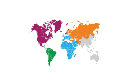 Fototapeta premium Demographic infographic presentation layout fully editable.