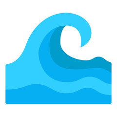 Ocean Summer holiday icon illustration 