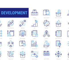 PRODUCT DEVELOPMENT ICON SET