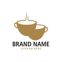 coffee logo design vector illustration