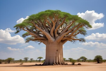 Often referred to as the "Tree of Life," baobabs store water in their trunks and are vital to African ecosystems.