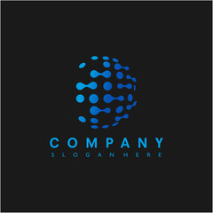 globe logo design vector illustration