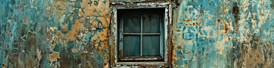 Frame on a Vintage Weathered Wall