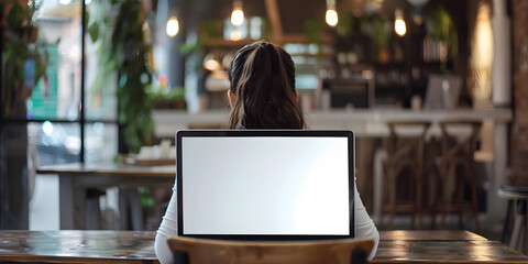 Freelancer Working from Cozy Cafe