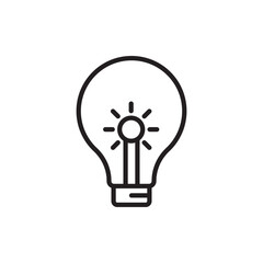 Simple Bulb Icon