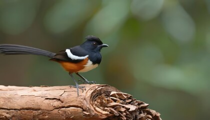  Bird of beauty perched on a branch