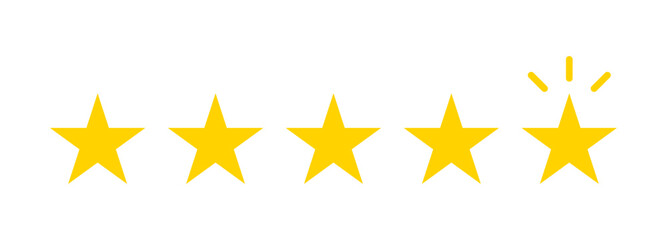 Five stars rating