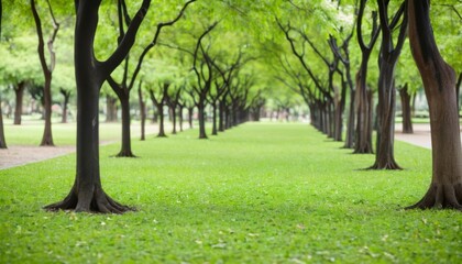 Obraz premium A serene path through a lush park