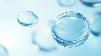 Ethereal Abstract Art of Floating Glass Lenses, Modern Technology and Eye Care Symbolism, Minimalist Aesthetics with a Touch of Movement and Depth