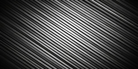 Obraz premium Speedy black and white diagonal lines running across background image, line, monochrome, dynamic, movement, abstract, modern