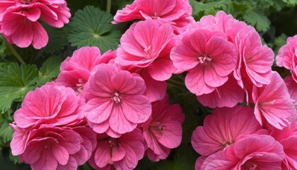  Vibrant pink flowers in bloom