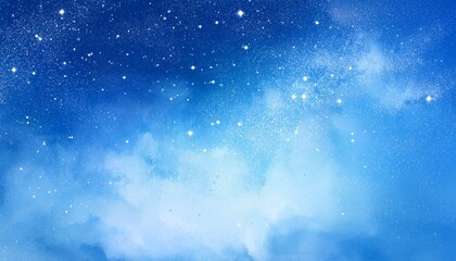 Obraz premium 夜空に広が​​る幻想的な星空の風景4