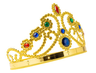 Golden Crown, cutout, full depth of field.