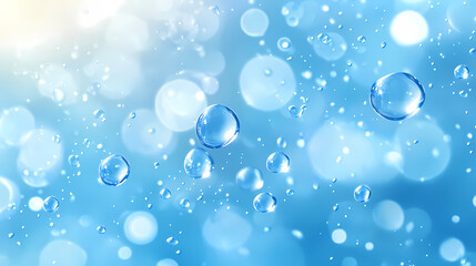 Blue water drop illustration